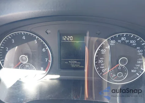 2013 Volkswagen Passat 2.5L S from USA, damaged, VIN 1VWAP7A39DC085892